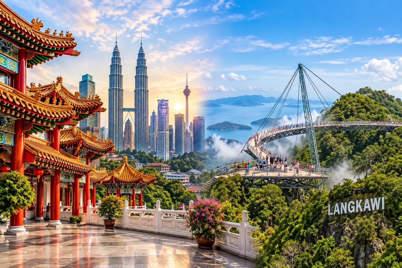 kuala lumpur + langkawi package ( 3 ★ hotel)