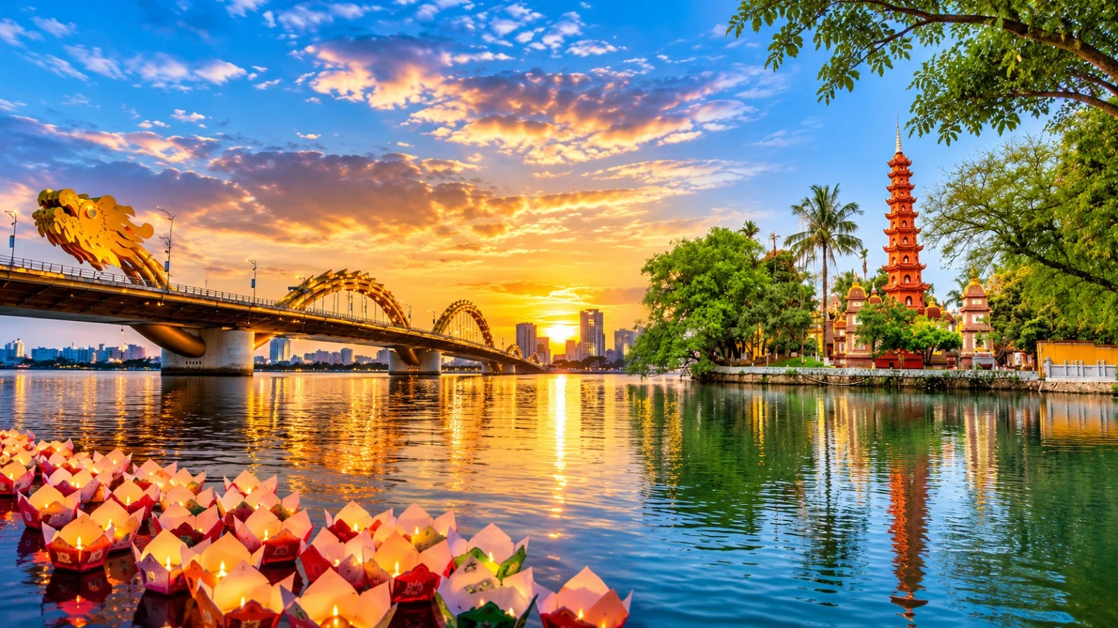 3N Danang + 3N Hanoi tour package ( 4★ Hotel )