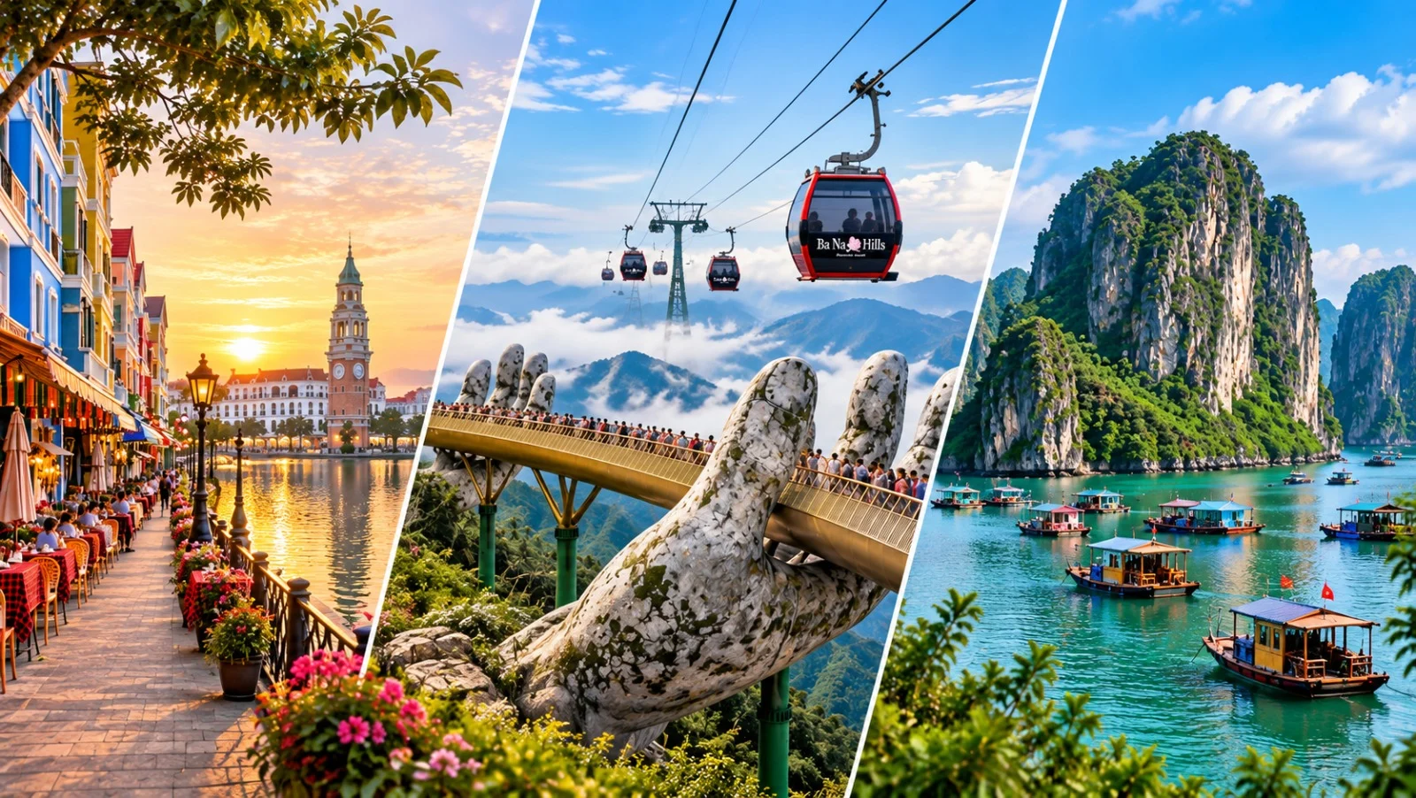 3N Phu Quoc + 3N Danang + 2N Hanoi (4 ★ Hotel )