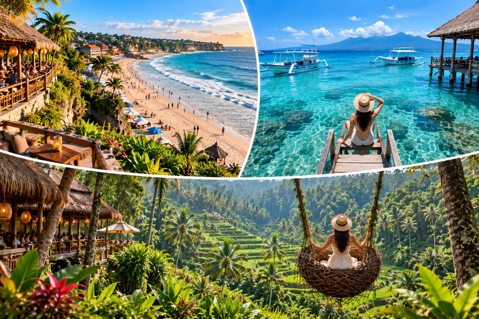 4N Kuta + 2N Gili + 2N ubud (3 ★ Hotel )