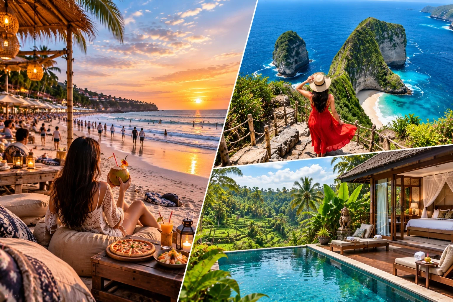 3N Kuta + 1N Nusa + 2 N Ubud PVT Pool ( 4 ★ Hotel )