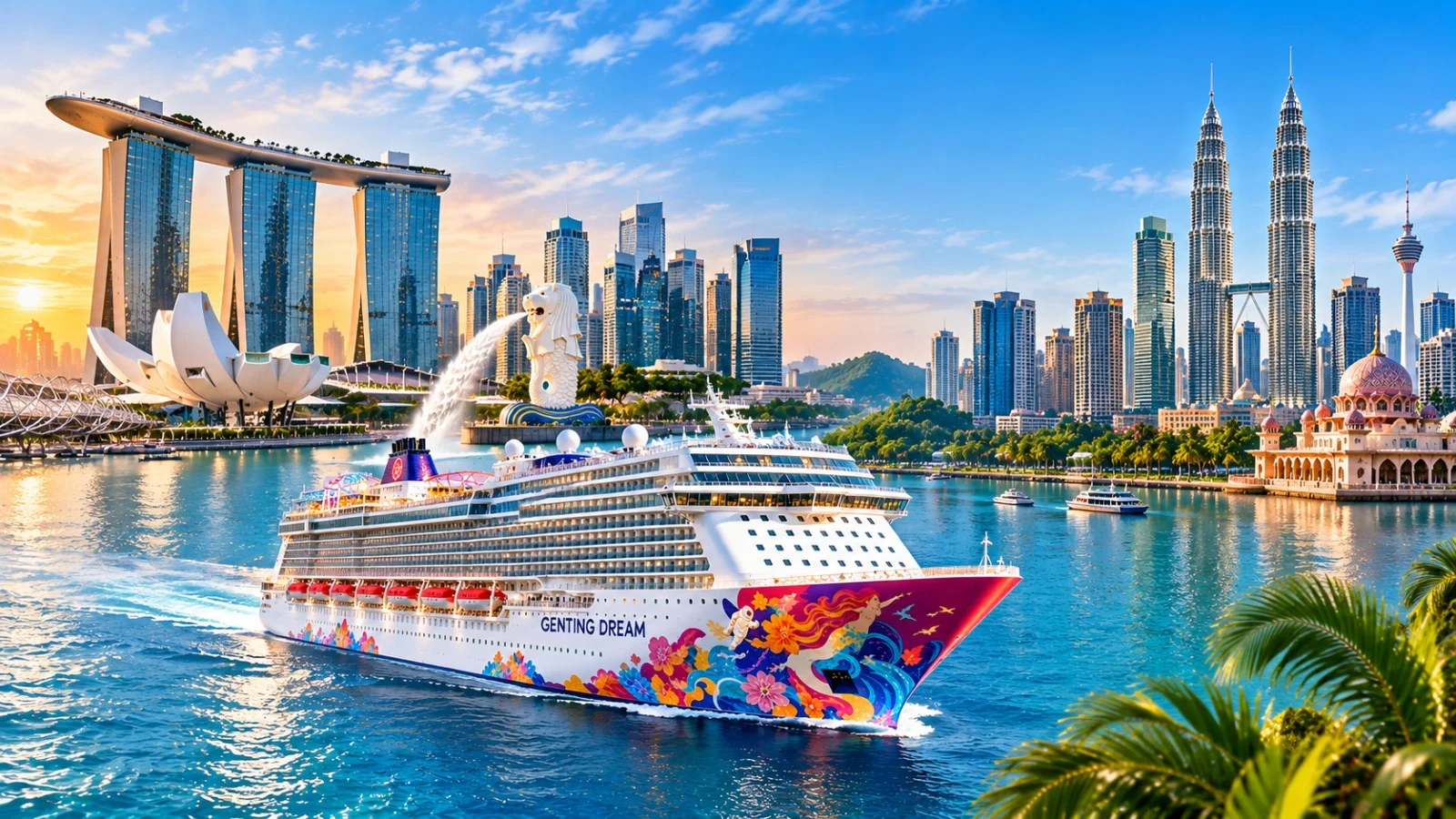 3N SINGAPORE +2N CRUISE + 3N MALAYSIA